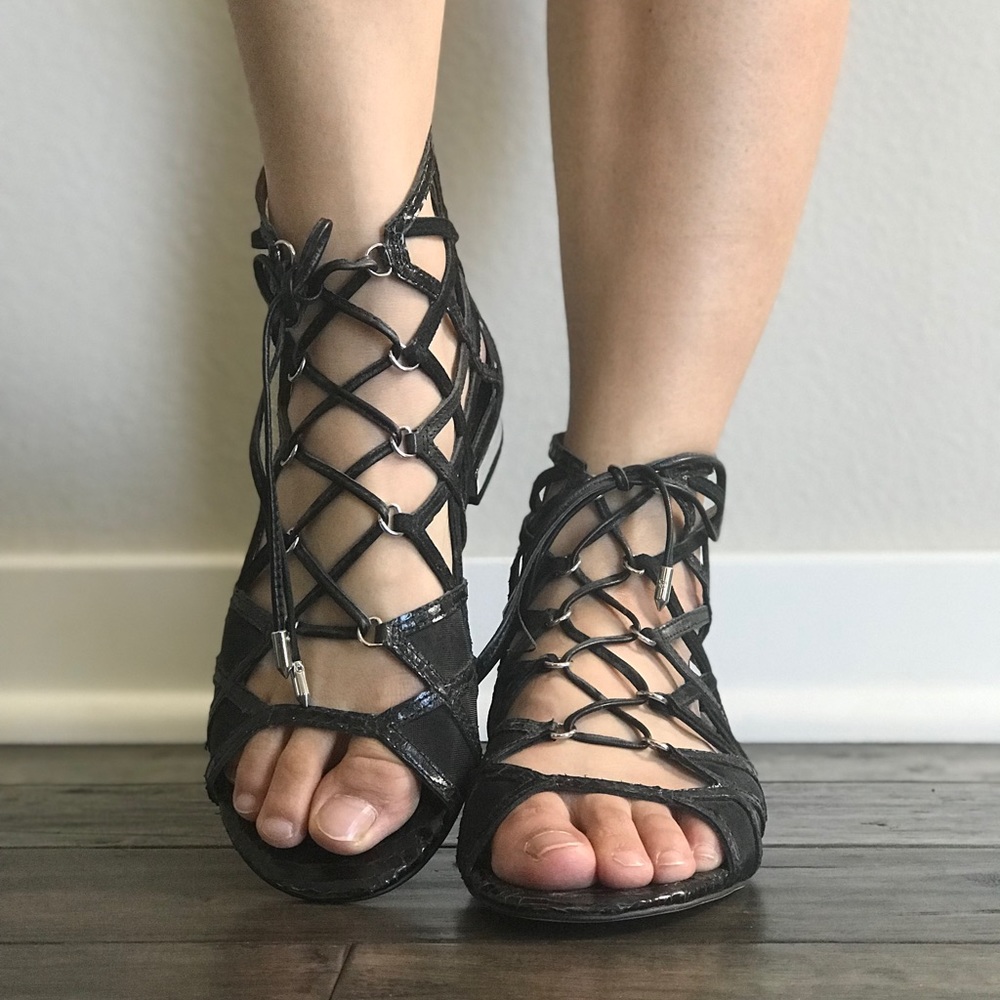 NIB Sam Edelman Denver caged sandal size 6.5 - Picture 6 of 8